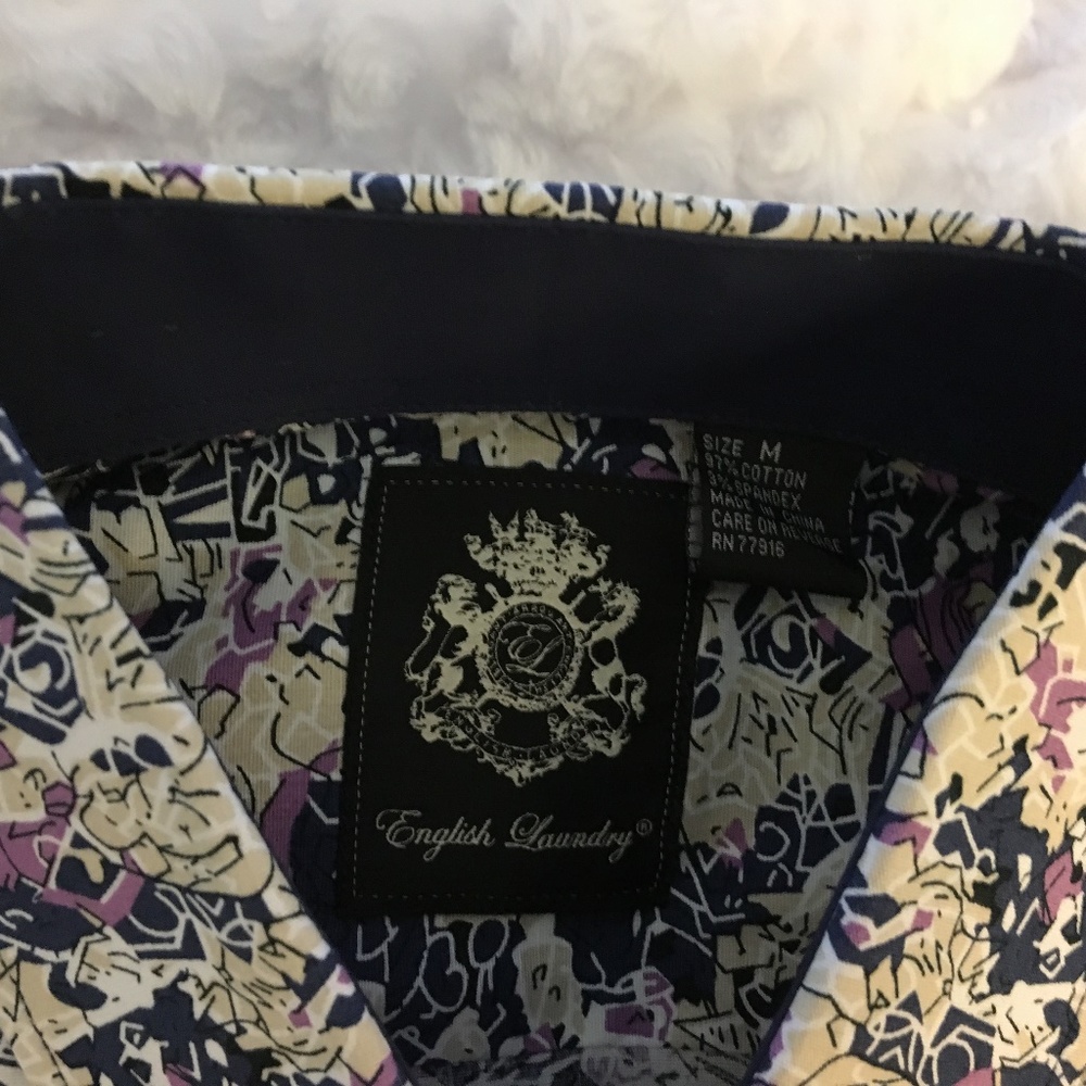 SOLD***English Laundry Men's L/S Button Down-M - Picture 7 of 7